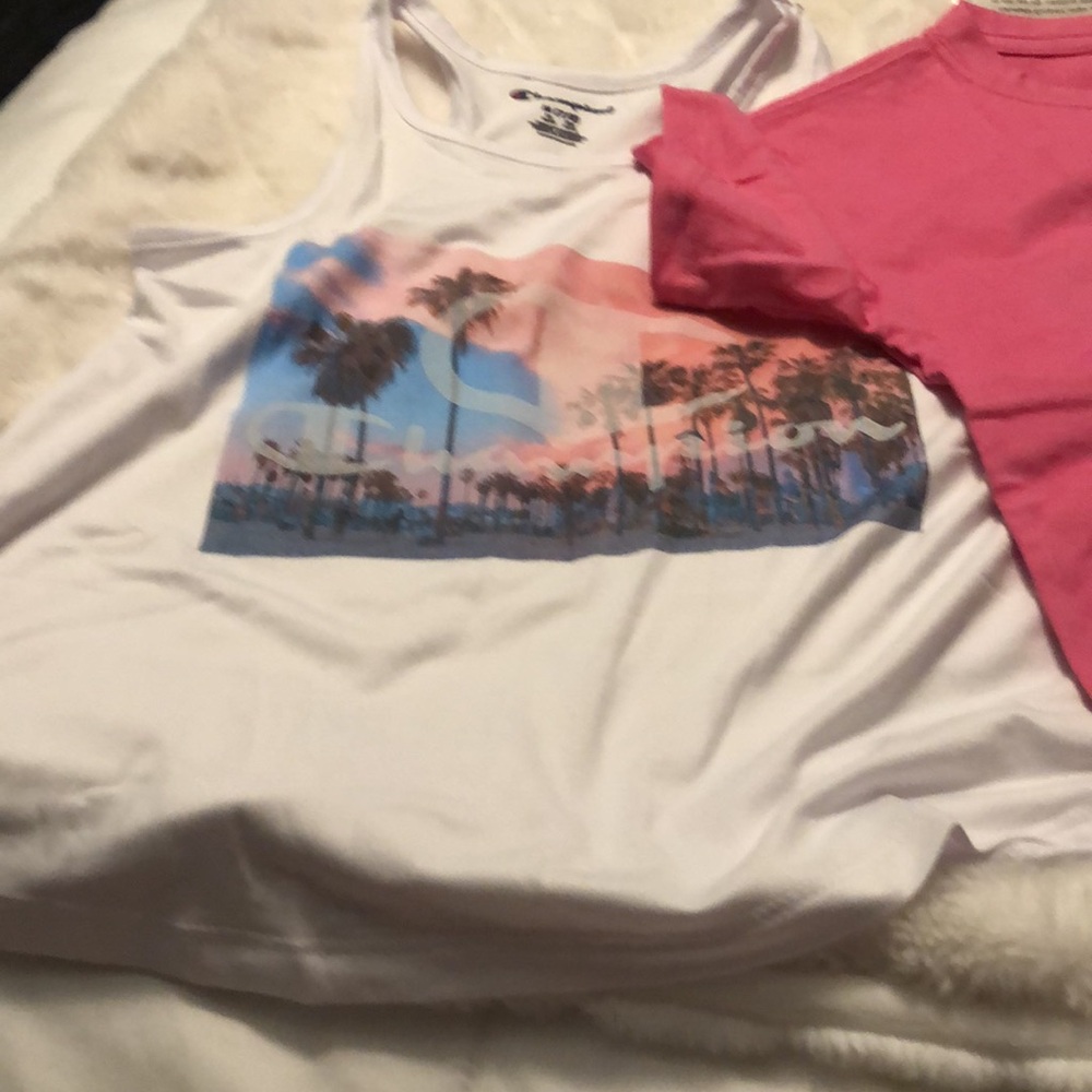 NWT Girls Champion Tank Top & Tee - Picture 7 of 8